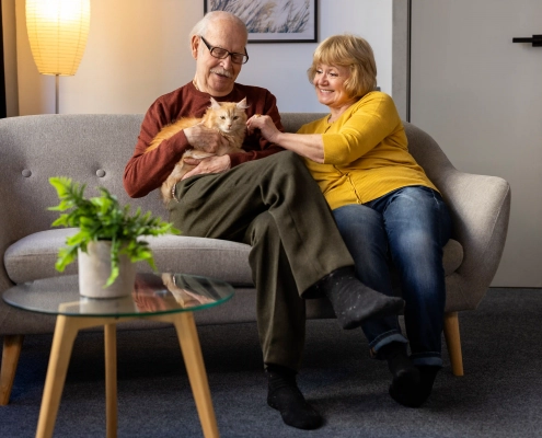 Senior actif au quotidien pour prévenir la perte d’autonomie